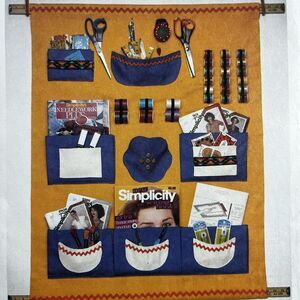 Vint 1981 Simplicity House Sewing Pattern 121  10 Organizer Instruction Cards